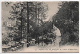 Strada nella VAL BREGAGLIA e Castello Castelmur, Postkutsche