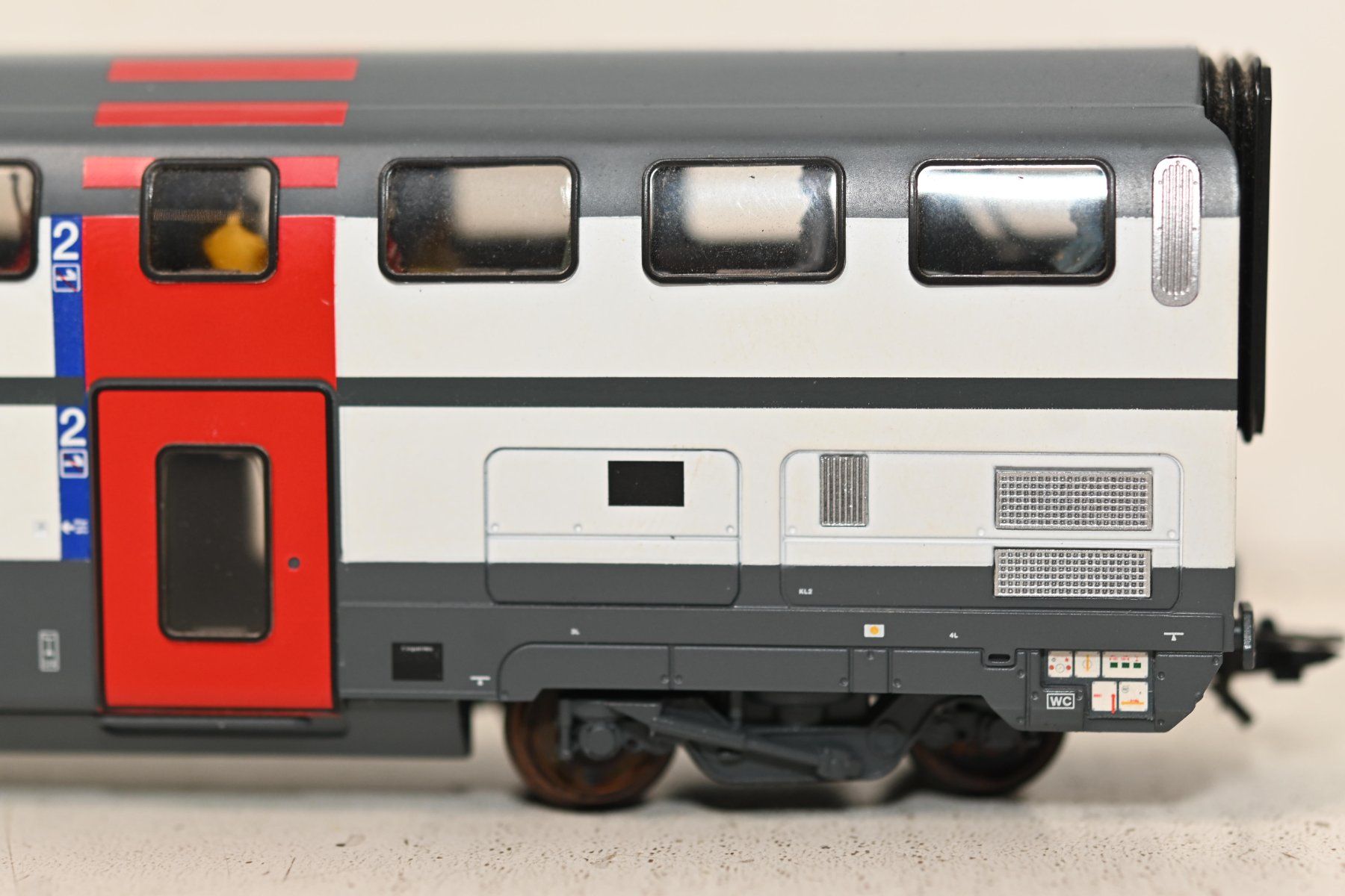 Hag Modelleisenbahnen: SBB IC Doppelstock 2 Kl Hag HO/AC mit OVP – Gebraucht aus Laupen ZH von Zmoewe 7