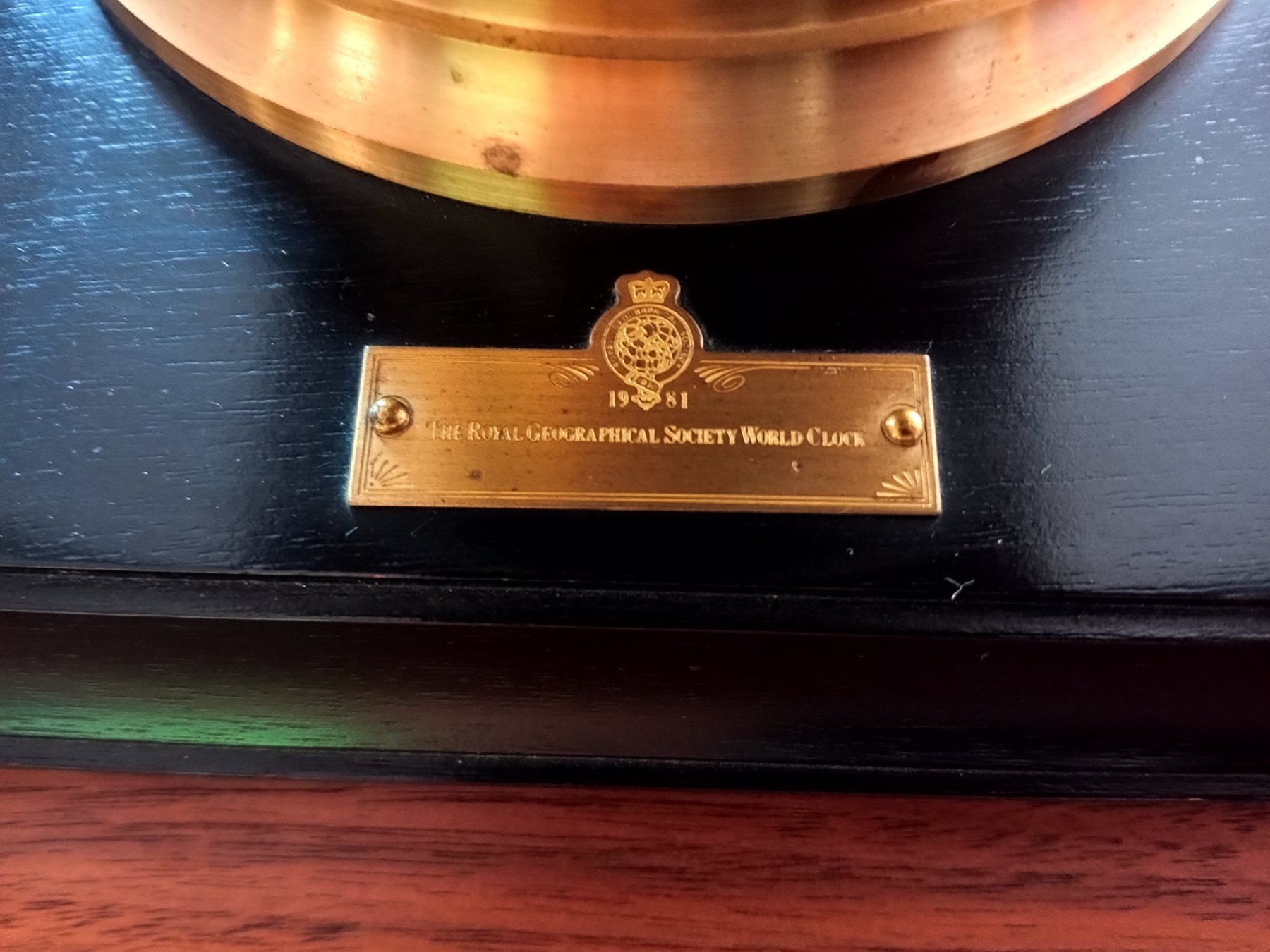 Imhof Orologi da terra & Orologi da parete: The Royal Geographical Society World Clock – Usato da Zofingen venduto da hergi95 2