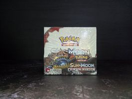 Pokémon Sun & Moon Crimson Invasion Eng. Booster Box, OVP!