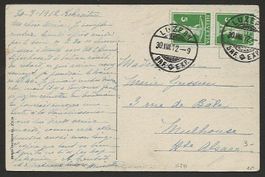 1912 10 Rp. Ansichtskt. Meggenhorn geg Pilatus