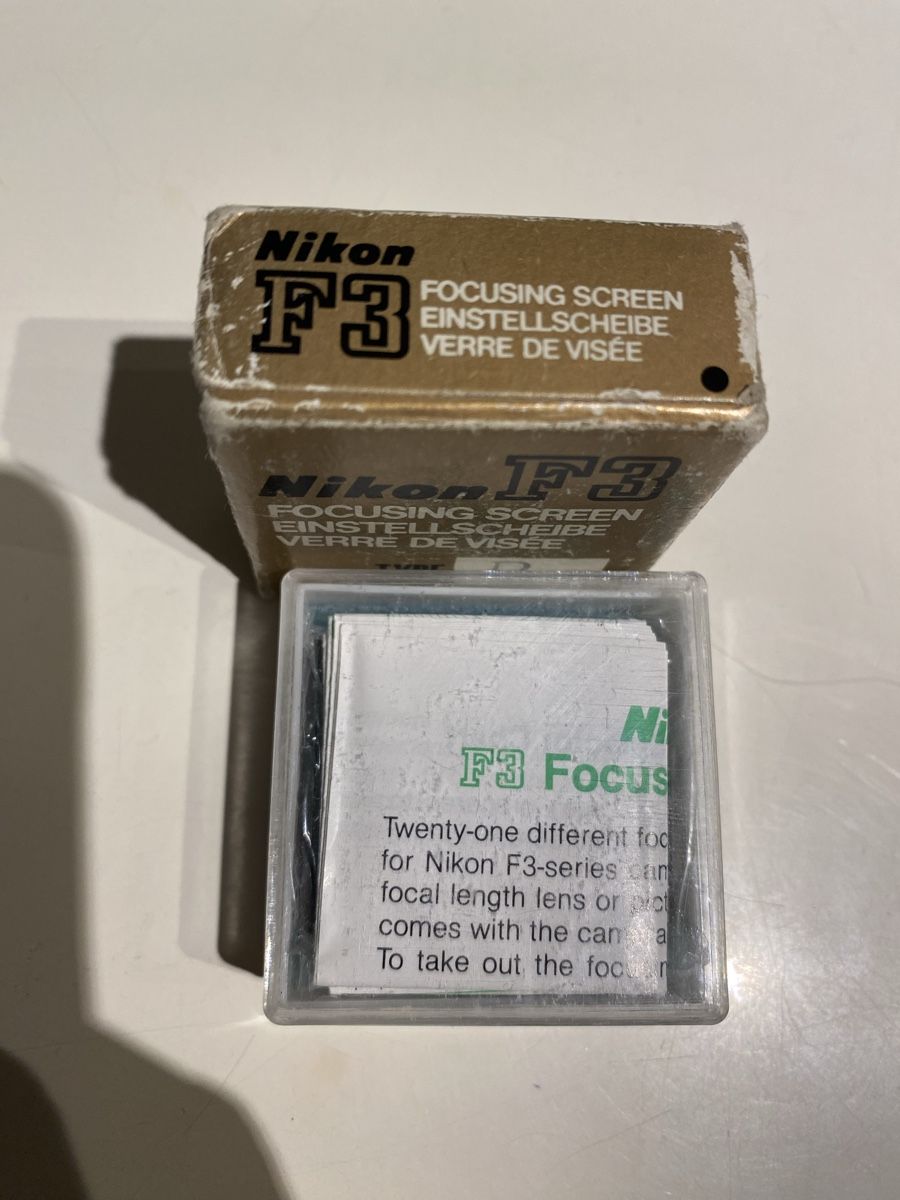 Nikon Obiettivi: NIKON F3 Einstellscheibe Type R/ Focusing Screen – Usato da Utzigen venduto da Lasagne99 3