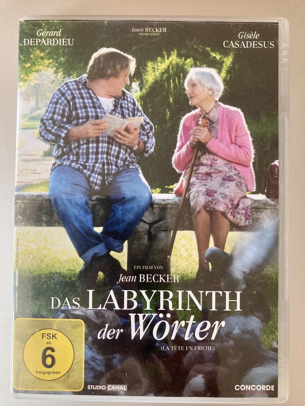 Das Labyrinth der Wörter (La tête en friche) - Depardieu (Gebraucht) in
