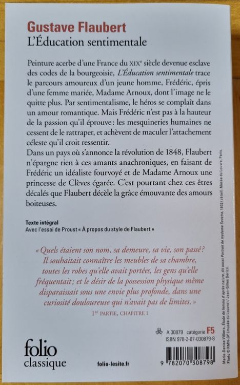 Gustave Flaubert : L'Éducation sentimentale (Neuf) 2
