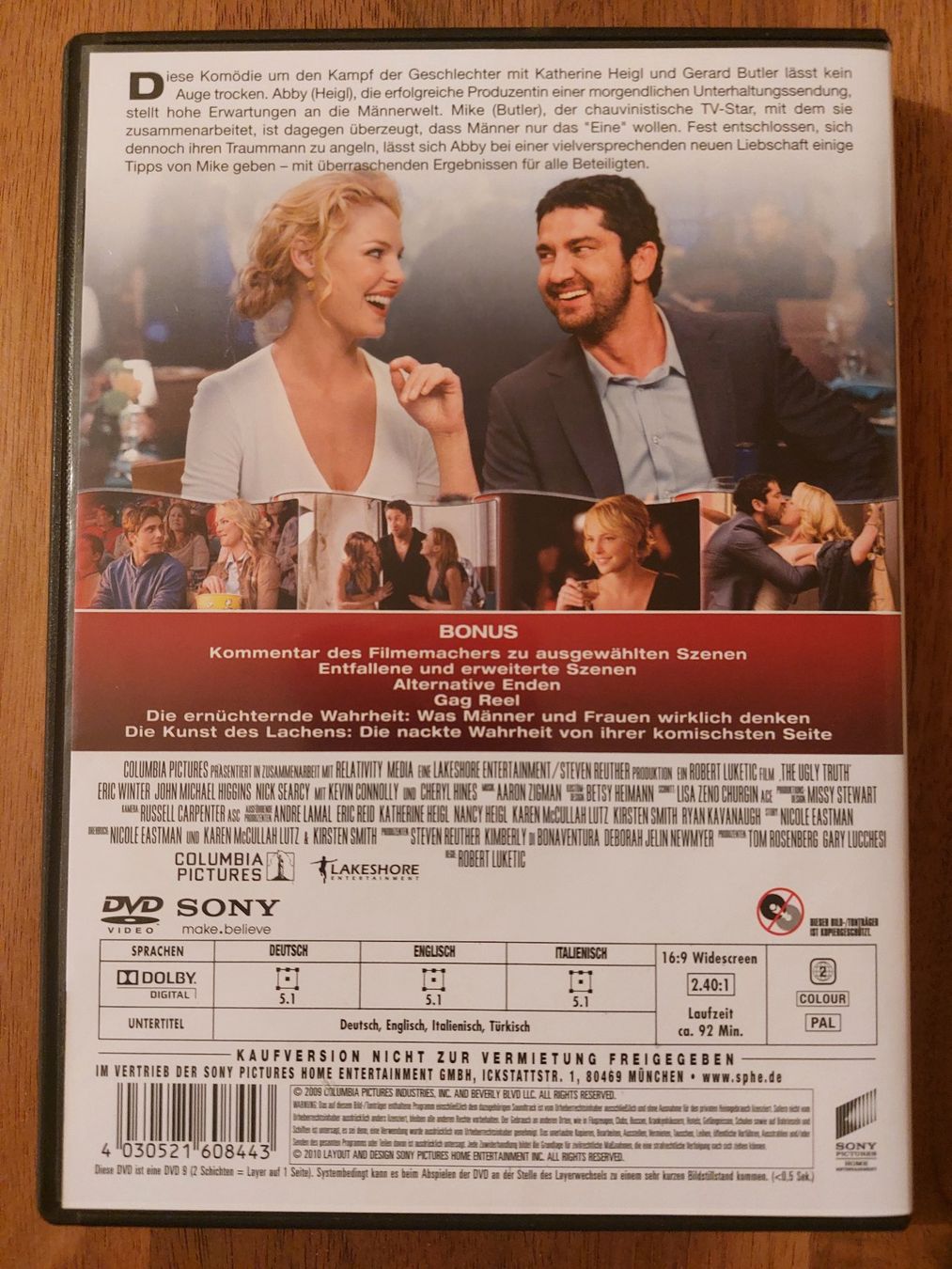 Alle DVDs: DVD - Die Nackte Wahrheit – Gebraucht aus Rheinfelden von FilmAuktion 1