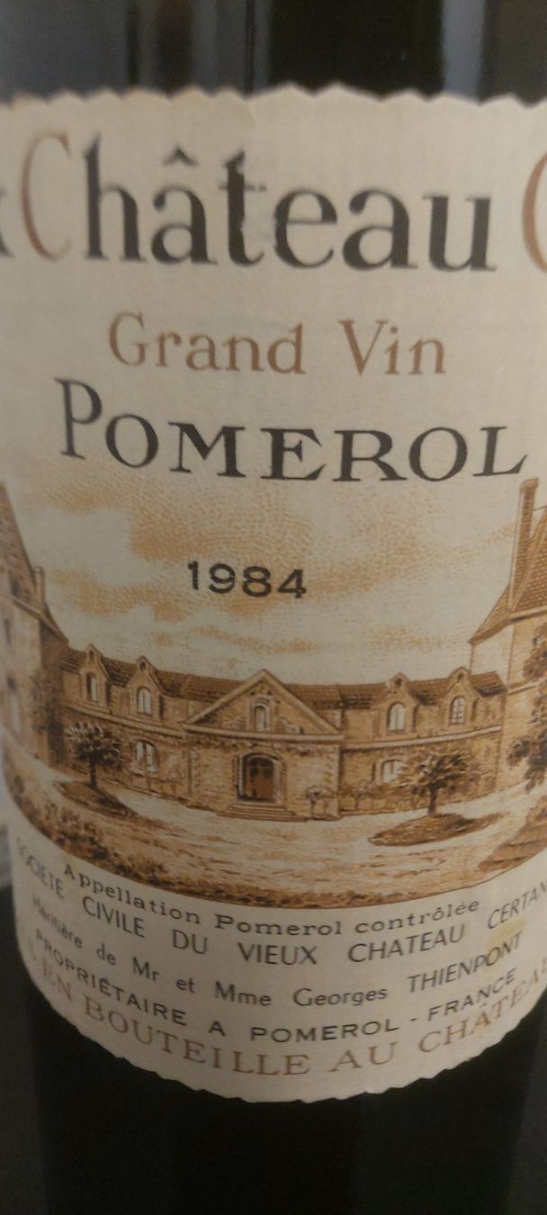 Vino: Vieux Château Certan 1984 – Nuovo (secondo la descrizione) da Grenchen venduto da poggione 3