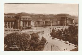AK Leipzig Hauptbahnhof Sachsen Nähe Dresden 1915