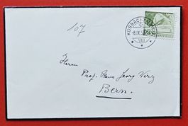 KÜSNACHT ZÜRICH TRAUERBRIEF BERN 1953