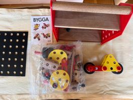 IKEA BYGGA Baustein Kasten und Bau Teile