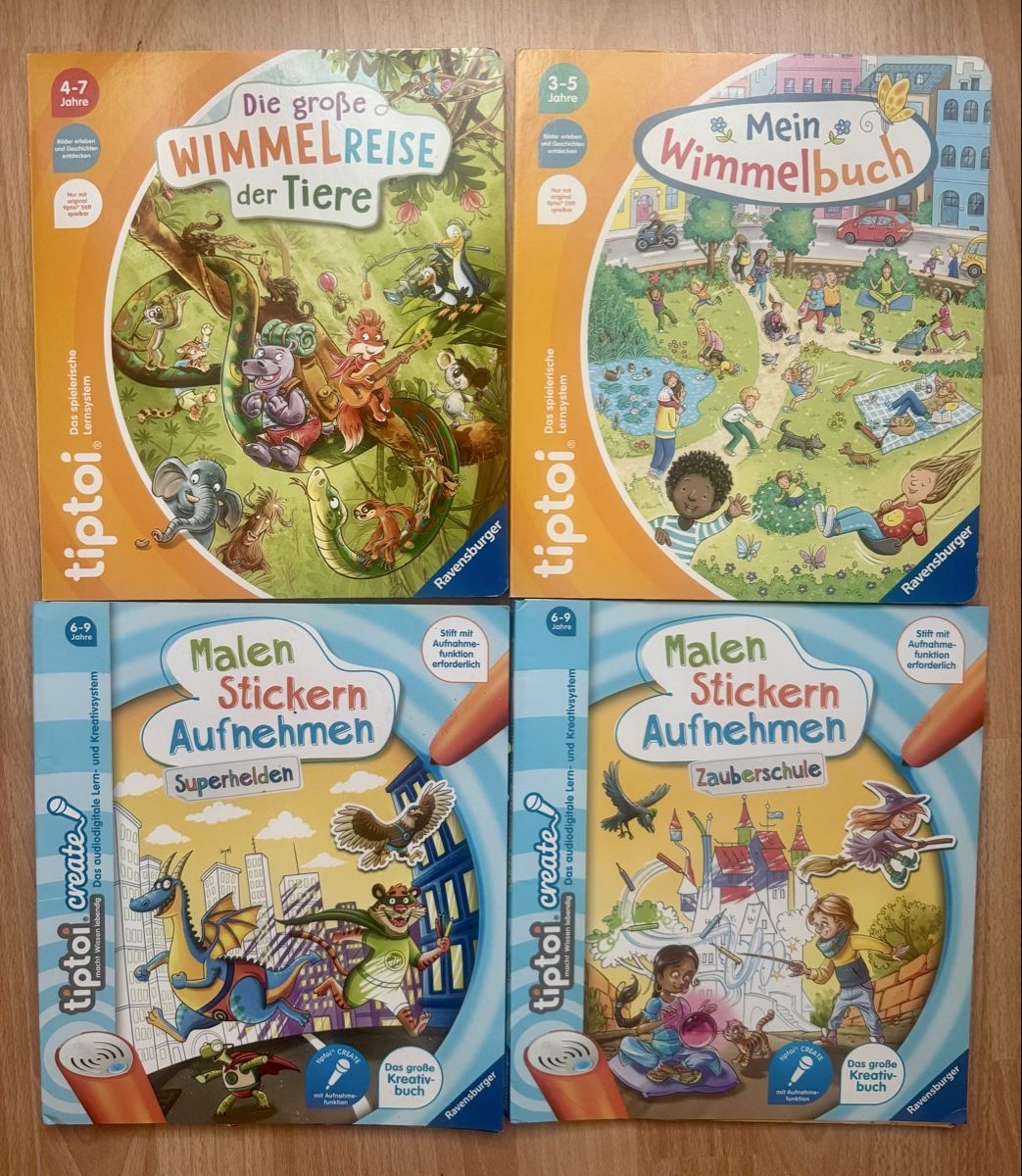 Libri: 4x Tiptoi Bücher 📚 – Usato da Ebikon venduto da Pumuckl89