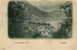 Vitznau   LU  mit Vierwaldstättersee     ca. 1900