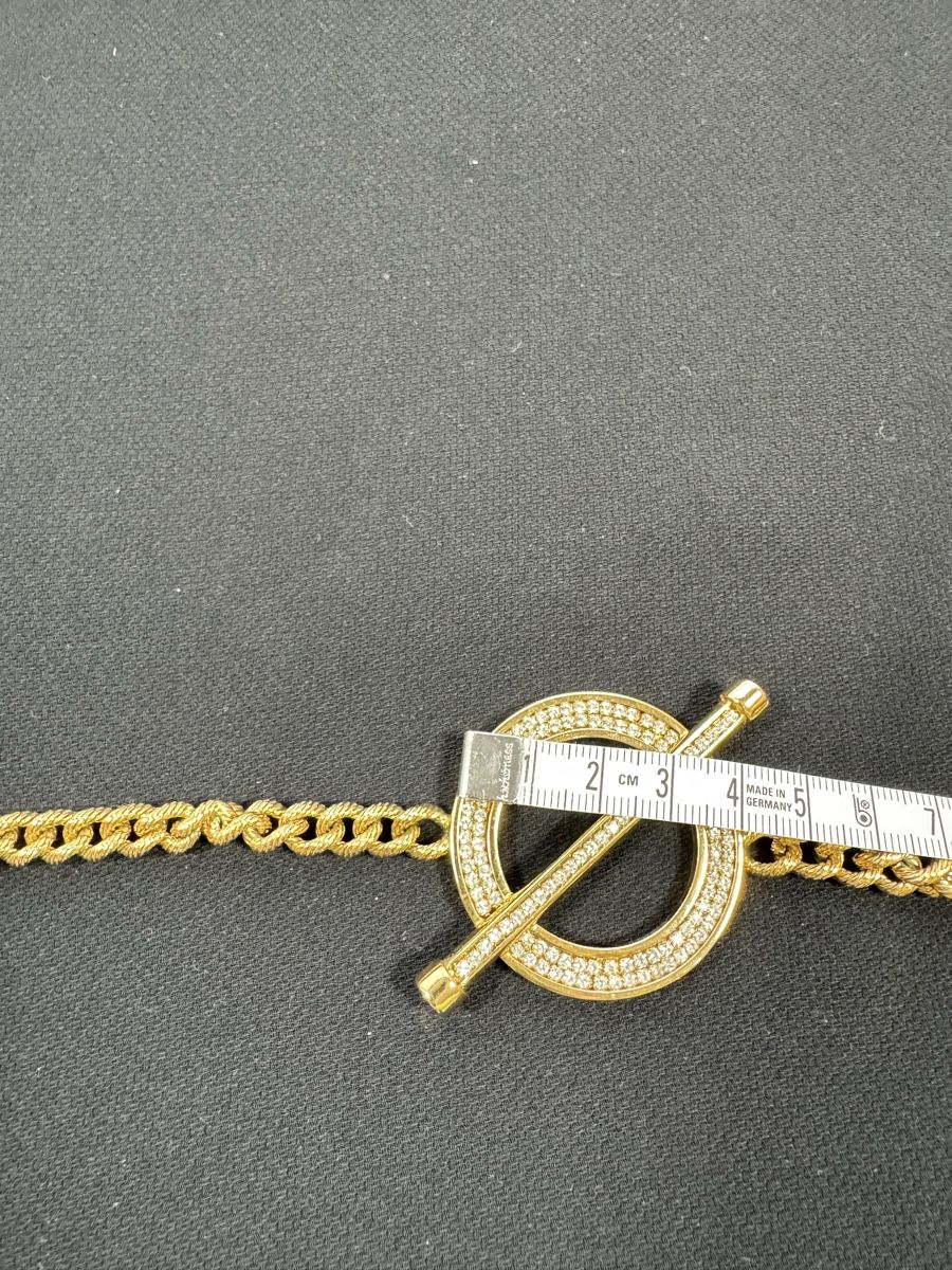 Ketten: Blumarine Gold Tone Toggle Bracelet - Elegant Statement! – Gebraucht aus Hurden von rac_wyf8 5