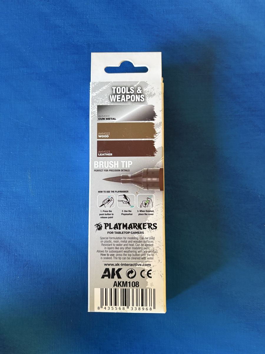 Colori: AK Interactive Playmarkers Tools & Weapons Set Neu OVP – Nuovo e nell'imballaggio originale da Mühlethurnen venduto da Guefi0 1