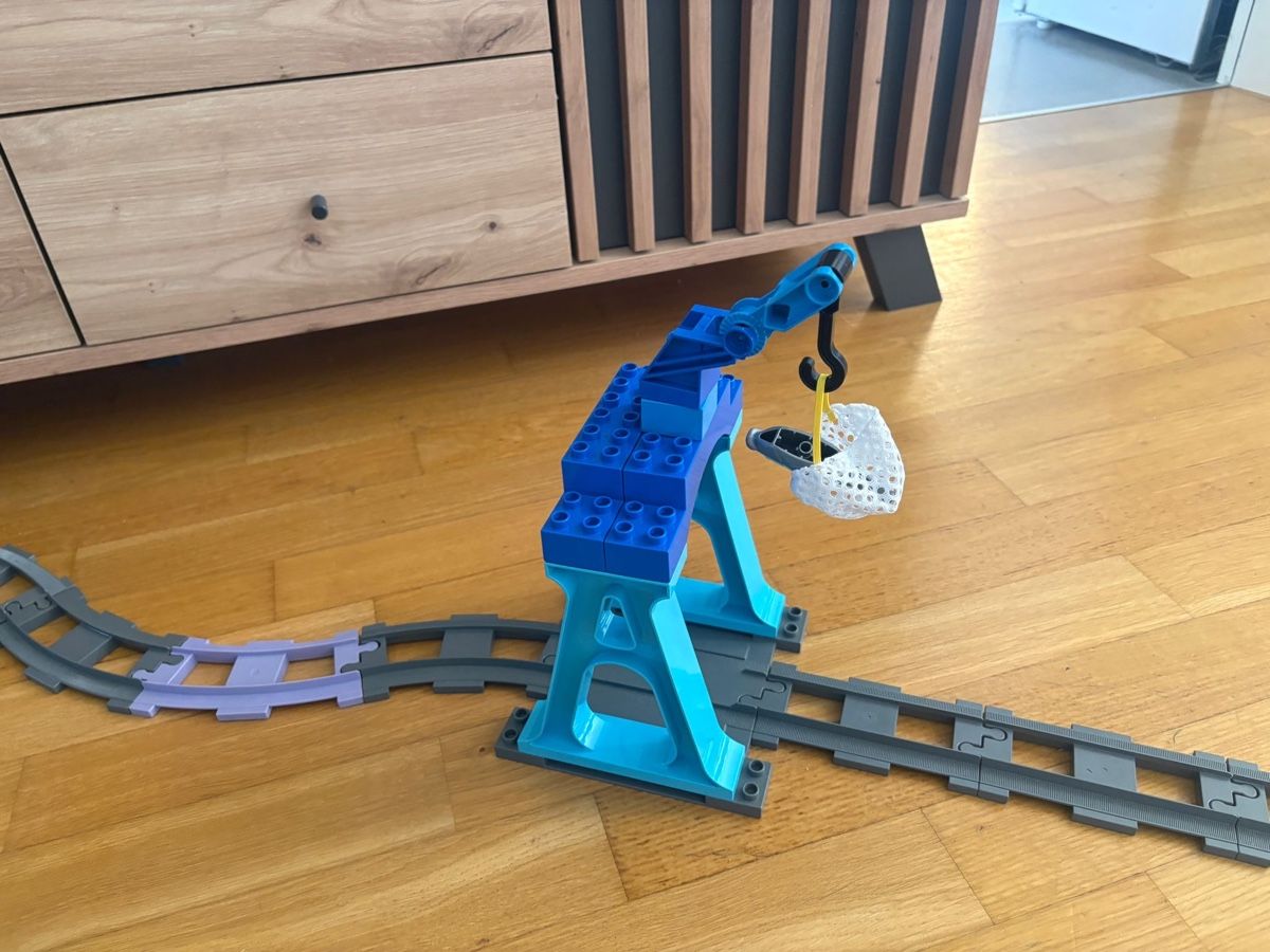 Lego Giocattoli: Lego Duplo riesen Eisenbahn Set - – Usato da Münchenstein venduto da sommerverkauf12 4