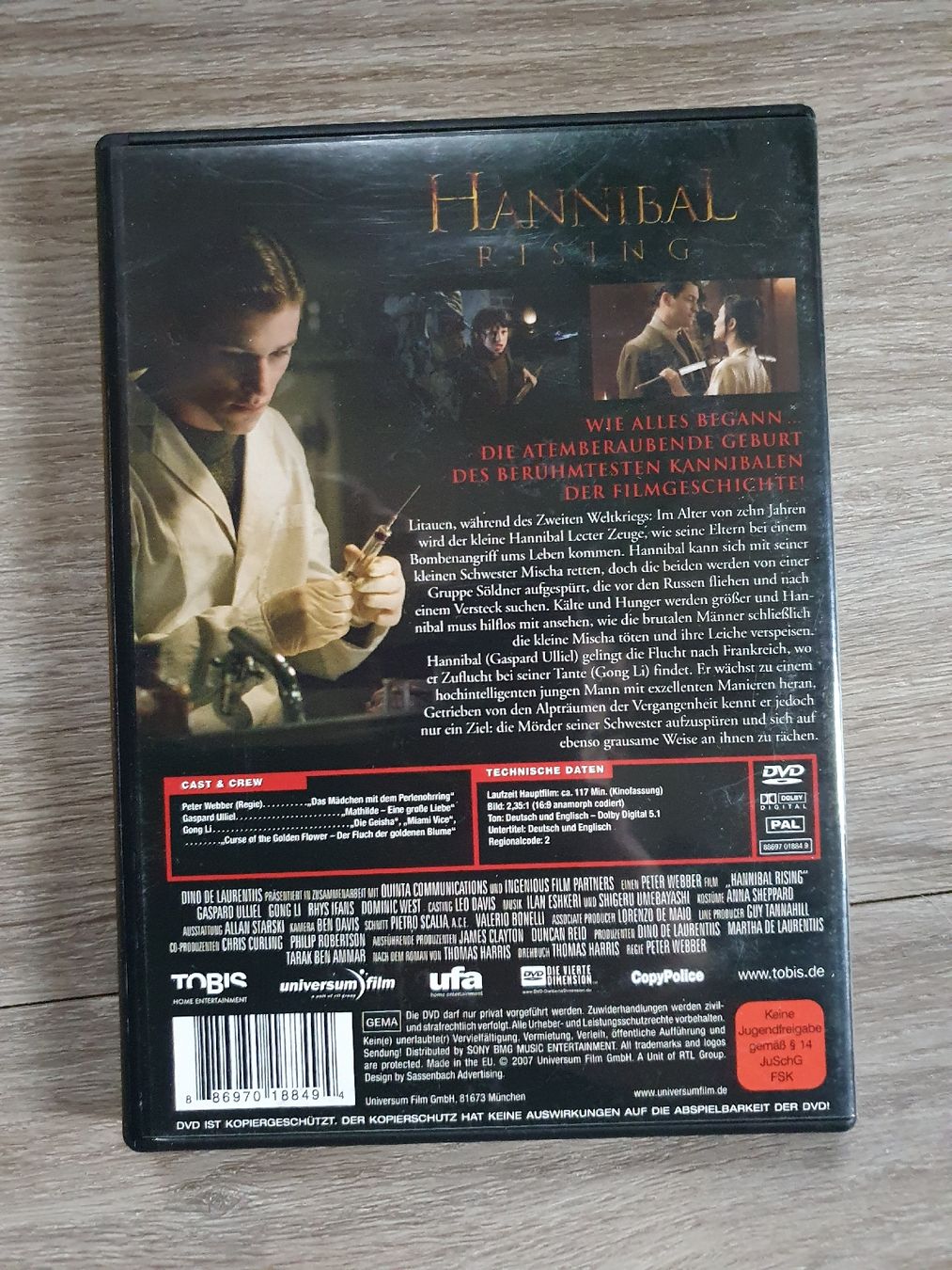 Tutti i DVDs: Hannibal Rising DVD - Wie alles begann – Usato da Solothurn venduto da Daniel_SO 1