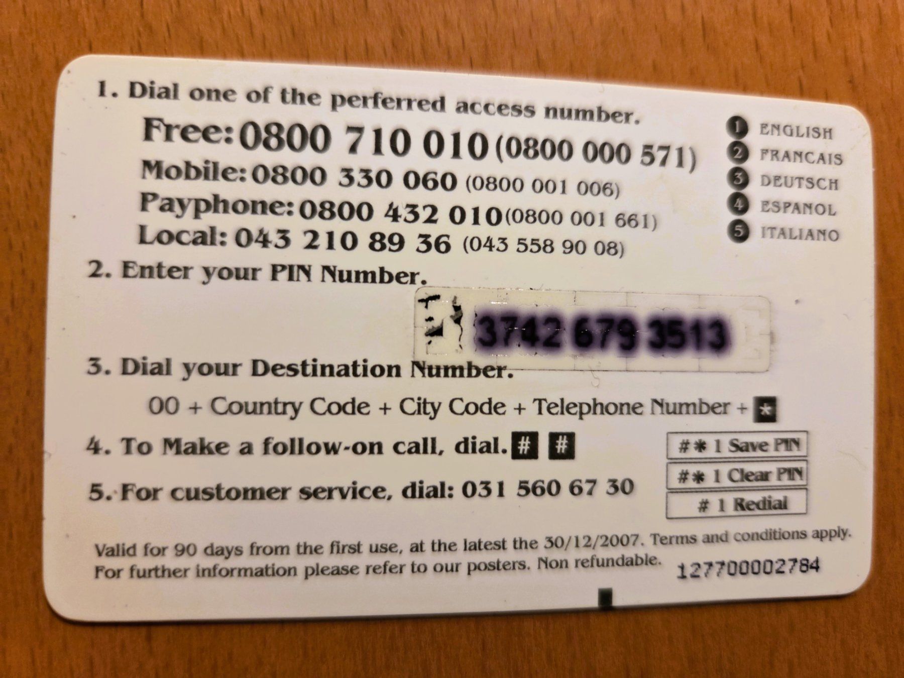 Schede telefoniche: PREPAID - SCHWEIZ – Usato da Brüttisellen venduto da Nighttrain 1