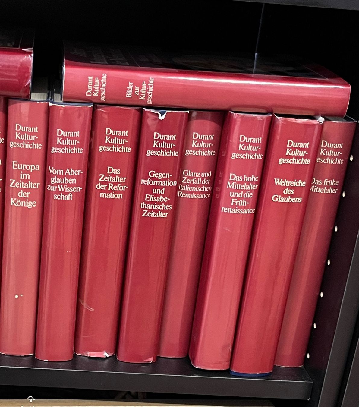 Libri: Durant Kulturgeschichte Buchreihe – Usato da Stetten AG venduto da Brissago25 1