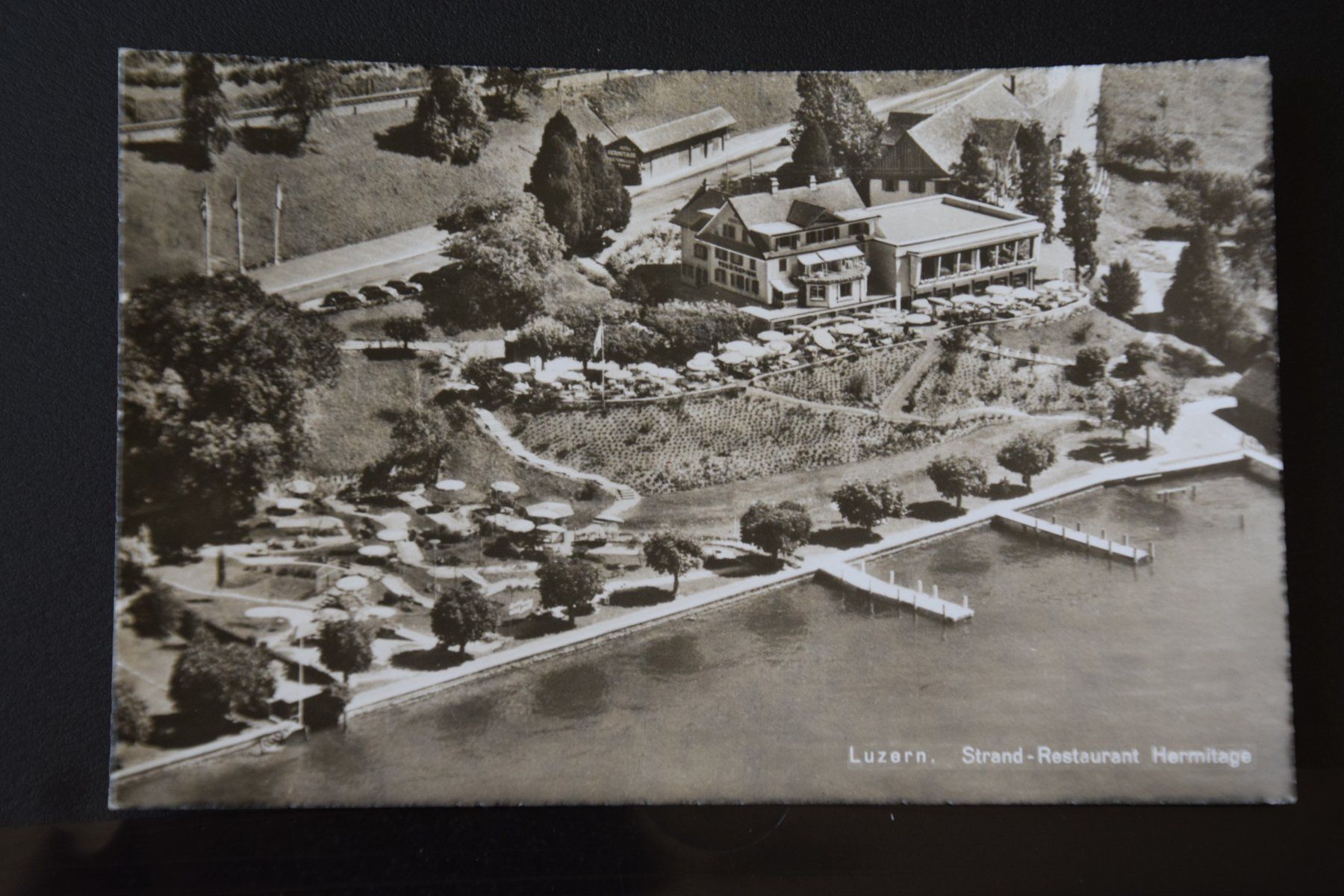 Cartoline postali: AK Luzern, Hotel Hermitage – Usato da Luzern venduto da CH2018