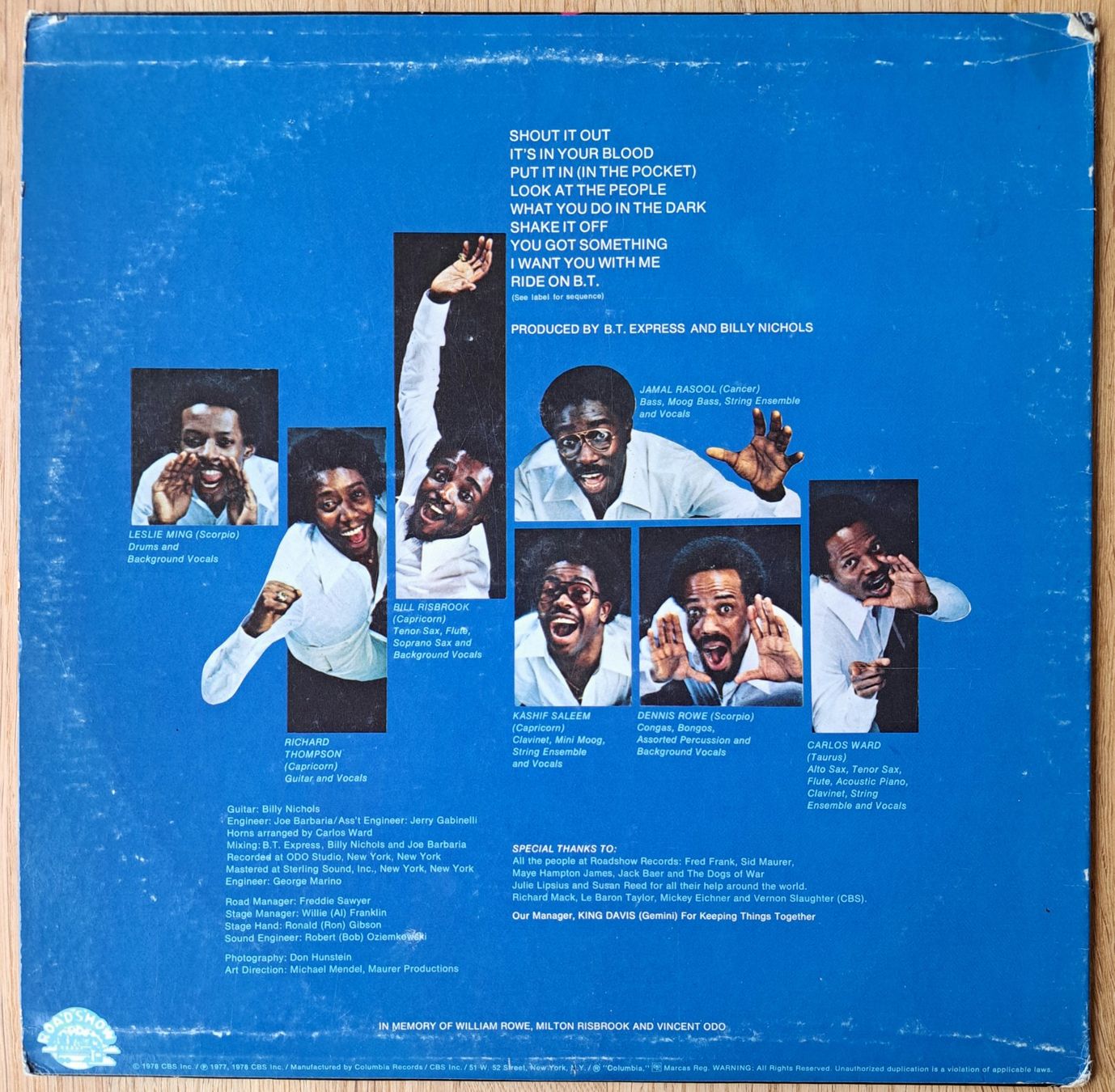 Dischi in vinile: B.T. Express - Shout! Shout it out – Usato da Meggen venduto da Ricardokoch 1