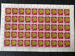 1962 Pro Patria Bogen Nr. 110 Frankaturware postfrisch **