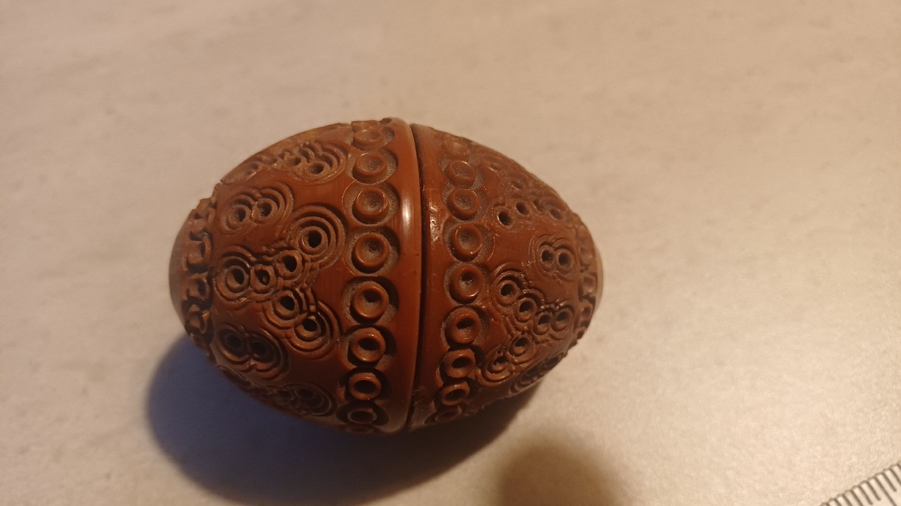 Figuren: Antikes Handgeschnitztes Ei  – Gebraucht aus Flawil von Naphtali 4