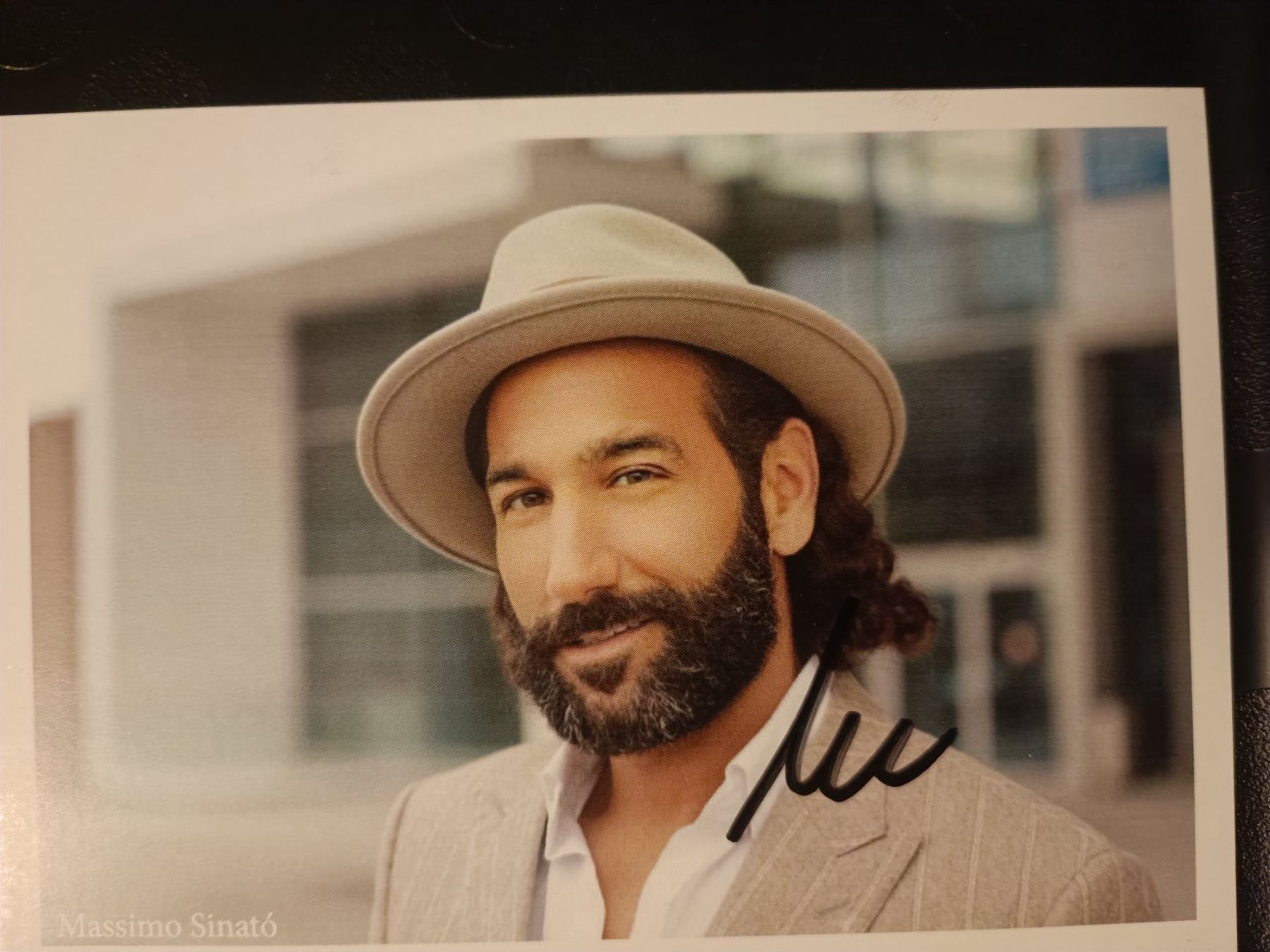Autografi: Massimo Sinató - signierte Autogrammkarte – Usato da Menziken venduto da Artographs