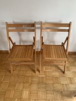 ( 2 ) Klappstühle Holz 