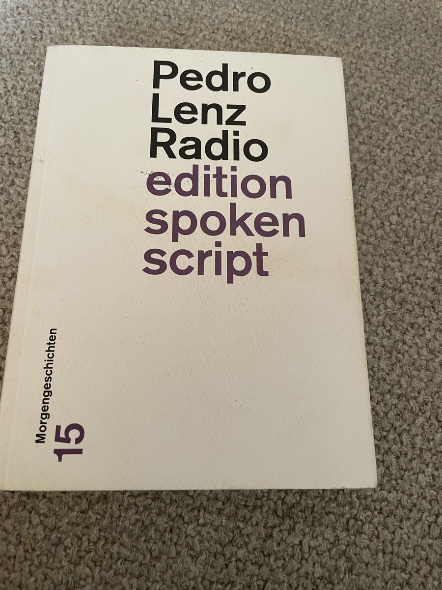 Libri: Pedro Lenz Radio spoken script – Usato da Oberwil BL venduto da another-day-of-sun