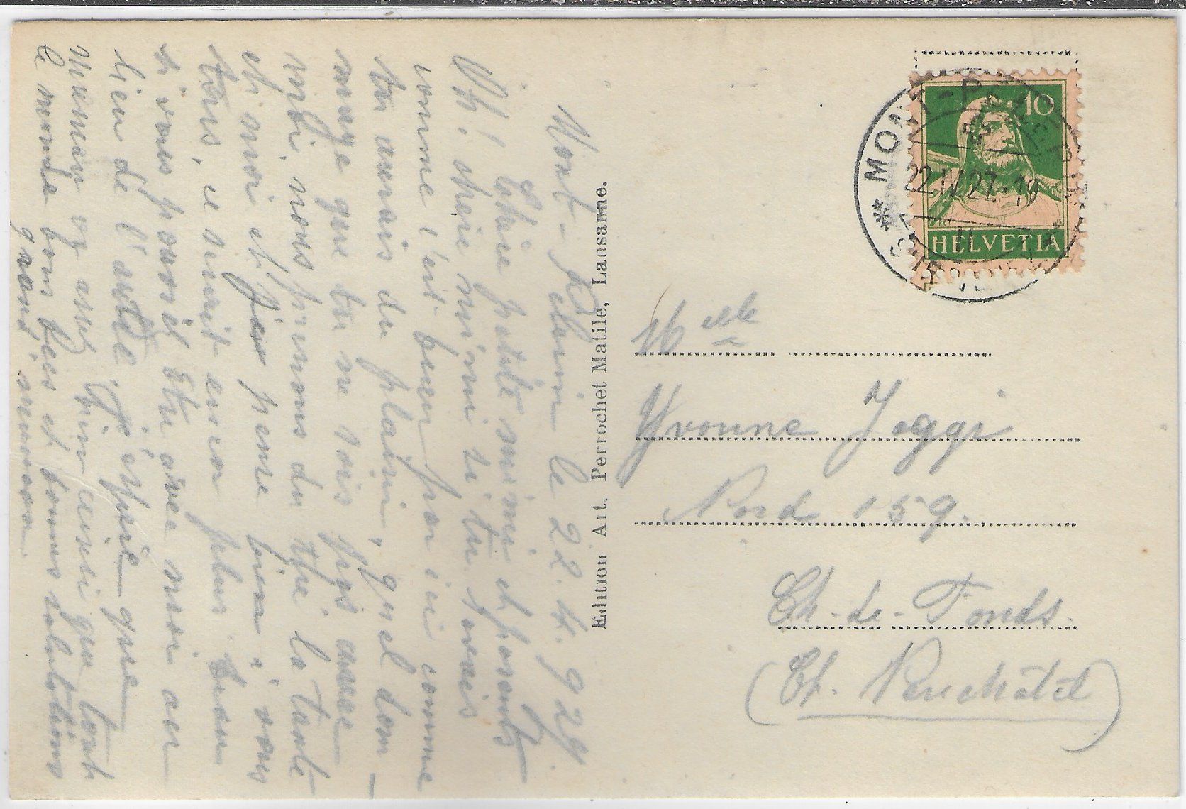 Cartoline postali: Mont Pelerin - Mont Repos – Difettoso da Ettingen venduto da Kartenplanet 1
