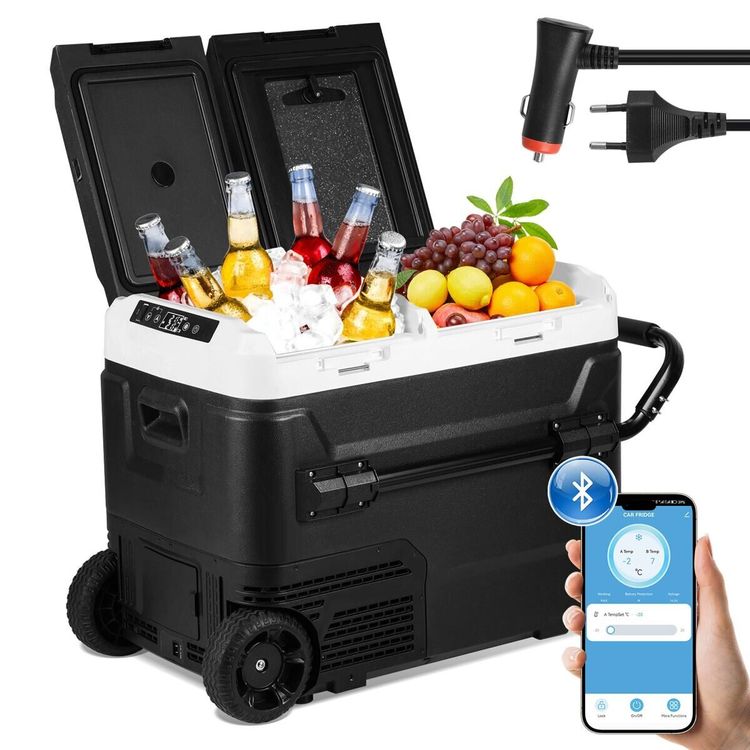 Oyajia Kompressor Kühlbox 50L - Kühlschrank Für Camping & Auto Bis -20°C