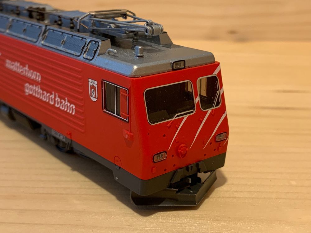 Bemo Modelleisenbahnen: BEMO MGB HGe 4/4 II 103 Chur OVP – Defekt aus Disentis/Mustér von Zbot28 3