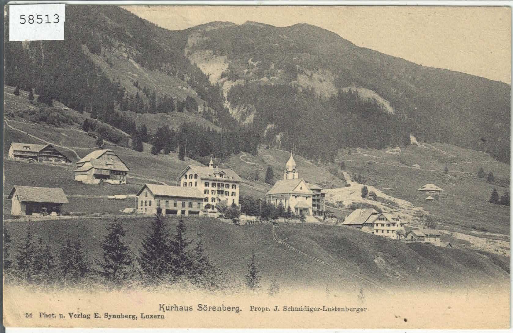 Ansichtskarten: Kurhaus Sörenberg – Gebraucht aus Ettingen von Kartenplanet