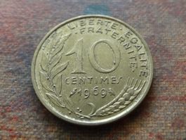 FRANCE  10 Centimes  1969