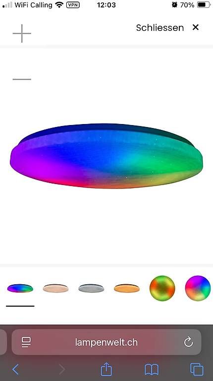 Lampadari & plafoniere: RGB Deckenlampe Näve Sligo – Usato da Greppen venduto da chr_22d9 1