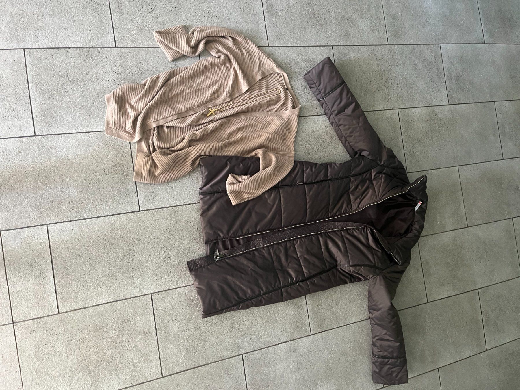 Vestes: Braune Winterjacke – D'occasion à Solothurn par Floefi