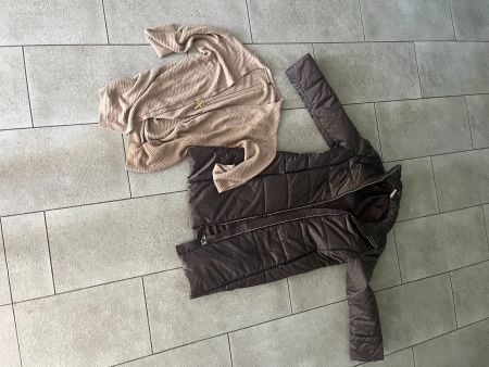 Braune Winterjacke
