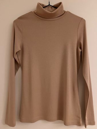 Langarmshirt, Tom Tailor, neuwertig, beige, Gr. XS