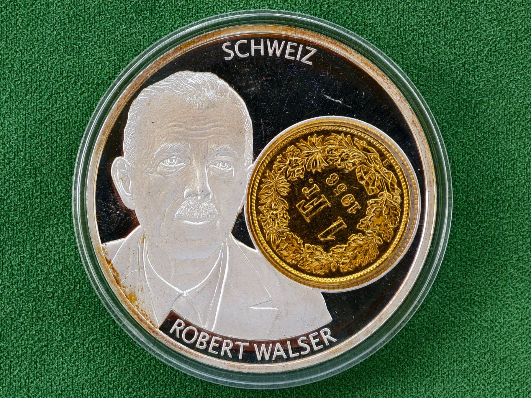 Medaillen: Silberfranken Geschichte der Schweiz Robert Walser – Gebraucht aus Aesch BL von steve_weil