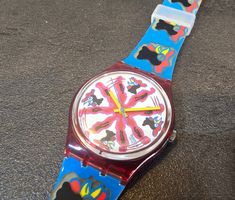1991 Swatch Gent Chicchirichi  Armbanduhr Swiss Made mit OVP