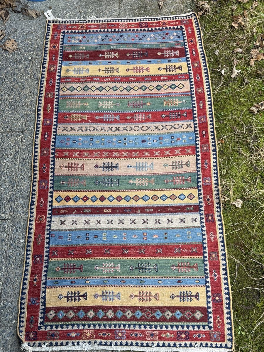 Tappeti: Oriental Persian  Wool Hand Knotted Hallway Hall  – Usato da Lausanne venduto da artnouveau04 1