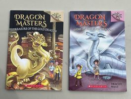 2 Stück DRAGON MASTERS von Tracey West (English)