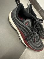 Nike Air Max 97 Herren Sneaker, Grau/Rot, Grösse 44