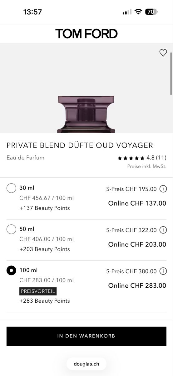 Tom Ford Parfums & Eau de Toilette: 2 Tom Ford Düfte – Neuf (Voir description) à Volketswil par 030Mario 4