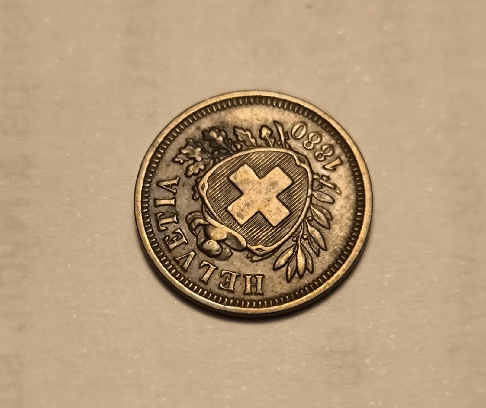 Tutti le monete: 1 Rappen 1880 – Usato da Nyon venduto da AlexKey71 1
