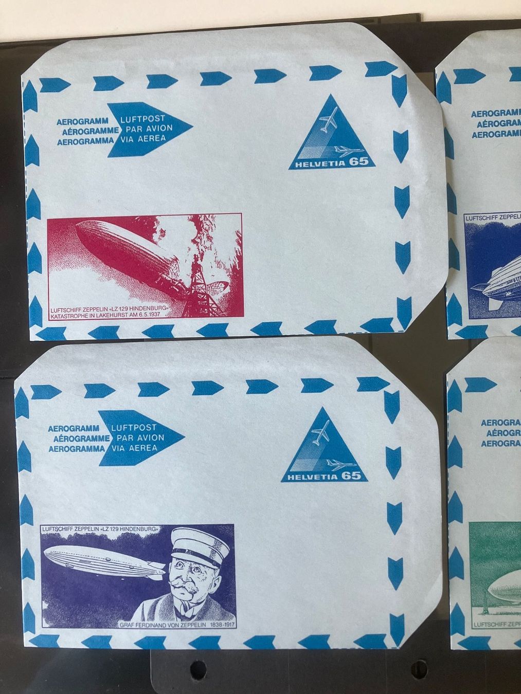 Tutti i francobolli: Schönes Lot Aerogramme – Usato da Baar venduto da Ramona10 1