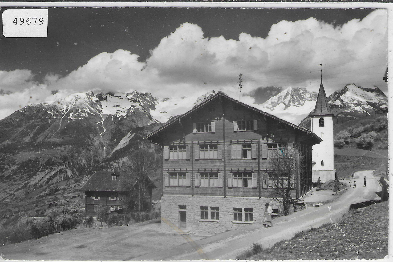 Cartoline postali: Schulhaus Bürchen VS – Difettoso da Ettingen venduto da Kartenplanet