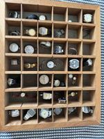 Uhrensammlung Konvolut mit Holzbox akzeptabler Zustand