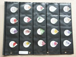 40  verschiedene  Japanische   Kaffeerahm-Deckeli