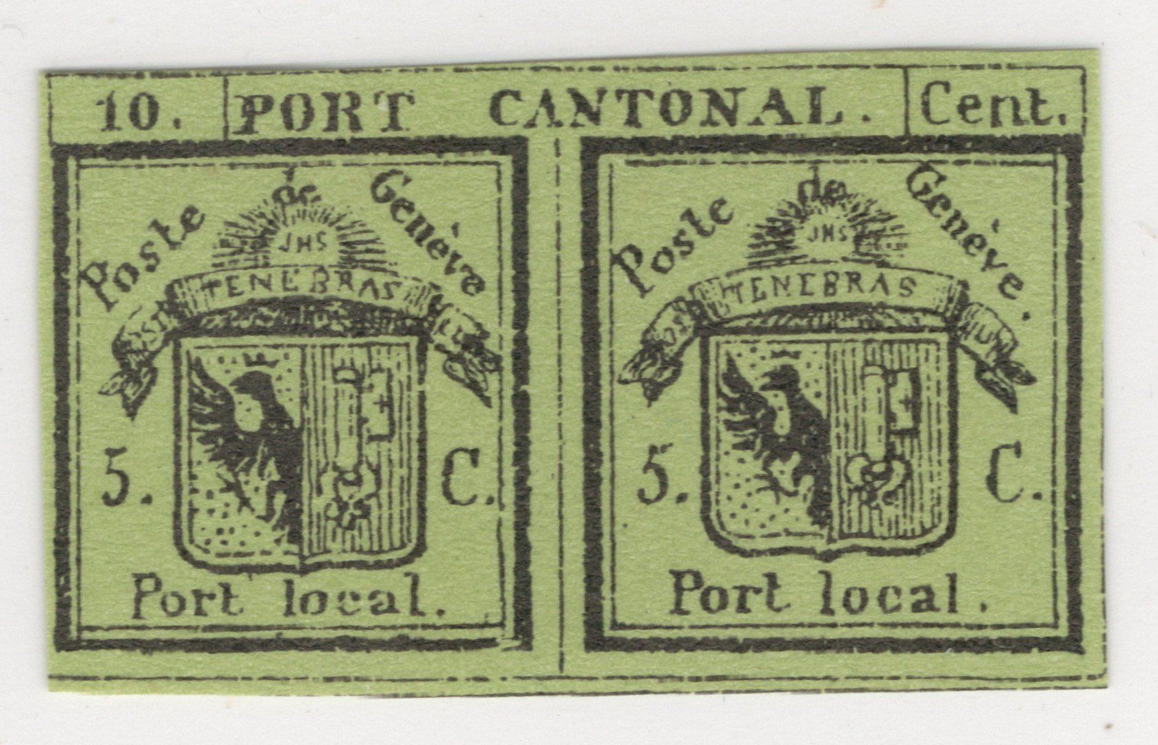 Tutti i francobolli: Doppelgenf als fast typengenaues Replikat von Peter Winter – Usato da Uesslingen venduto da WHALESTAMPS