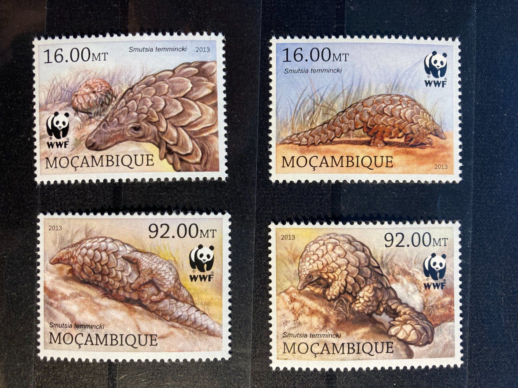 Tutti i francobolli: WWF Mosambik 2013 Satz Steppenschuppentier Postfrisch – Nuovo (secondo la descrizione) da Liestal venduto da schnueps